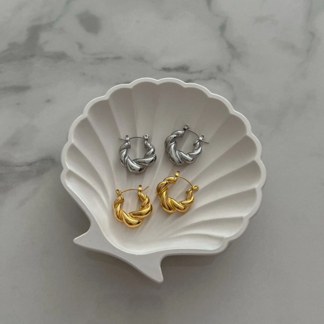 Сережки Floss silver