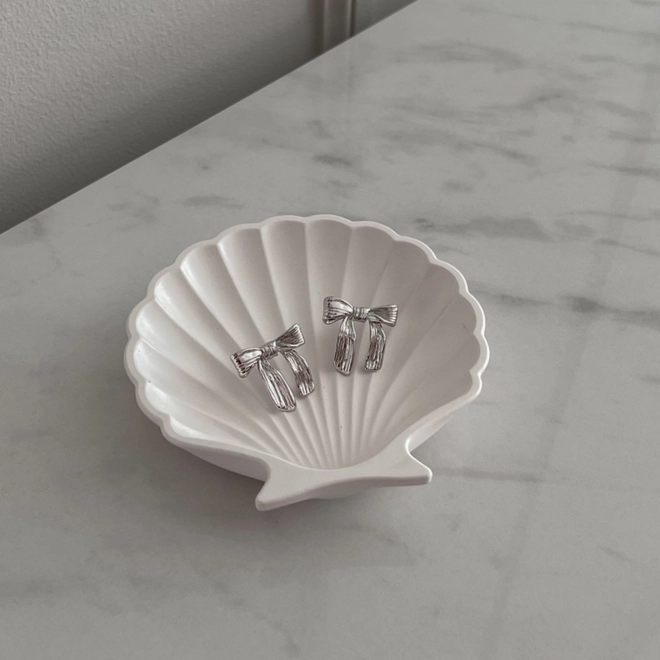 Сережки Bows silver