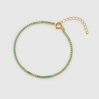БРАСЛЕТ CANDY GREEN GOLD
