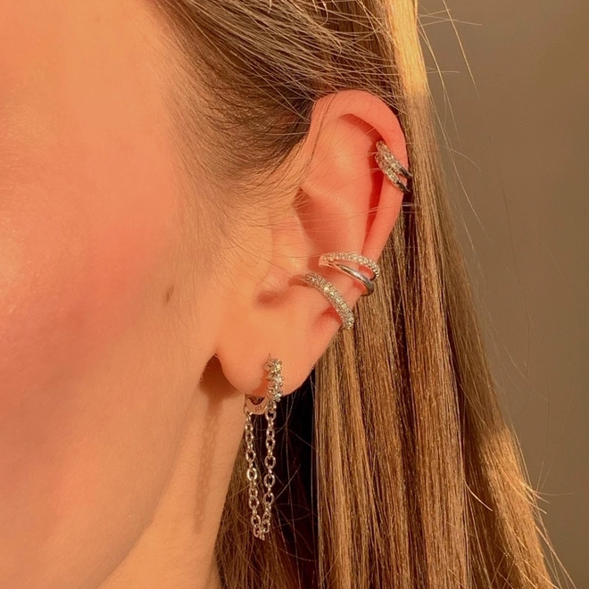 Кафф Naomi silver