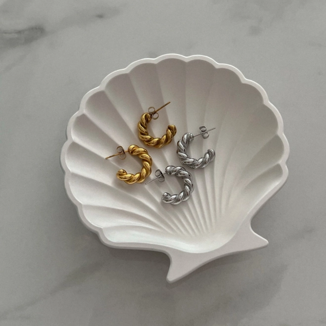 Сережки Twist gold