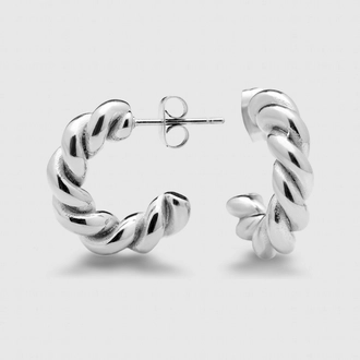 Сережки Twist silver