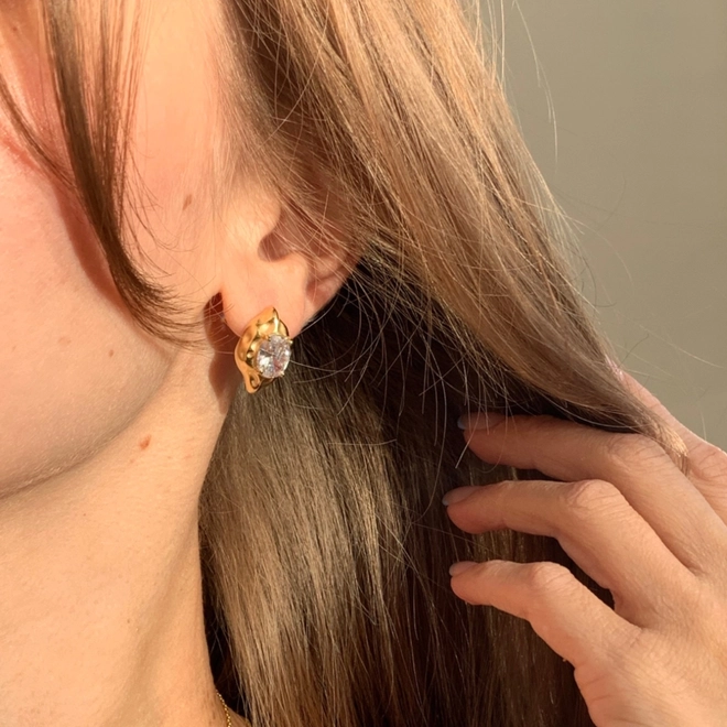 Сережки Lava gold