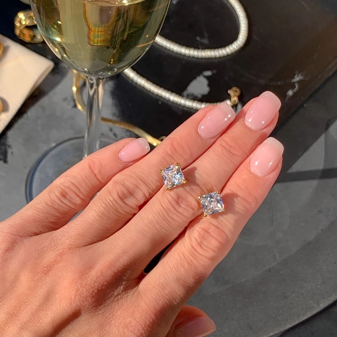 СЕРЕЖКИ SQUARE STUDS