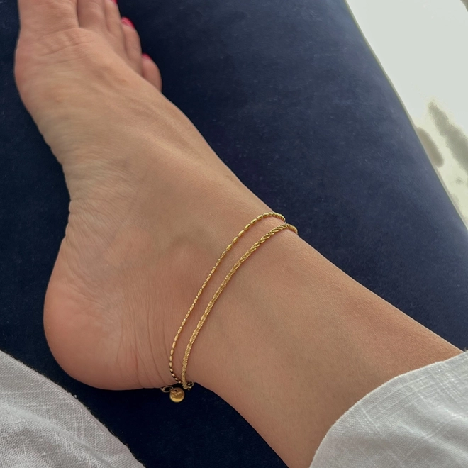 ПОДВІЙНИЙ АНКЛЕТ MOANA GOLD