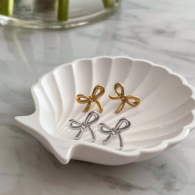 СЕРЕЖКИ BOWS MINI SILVER