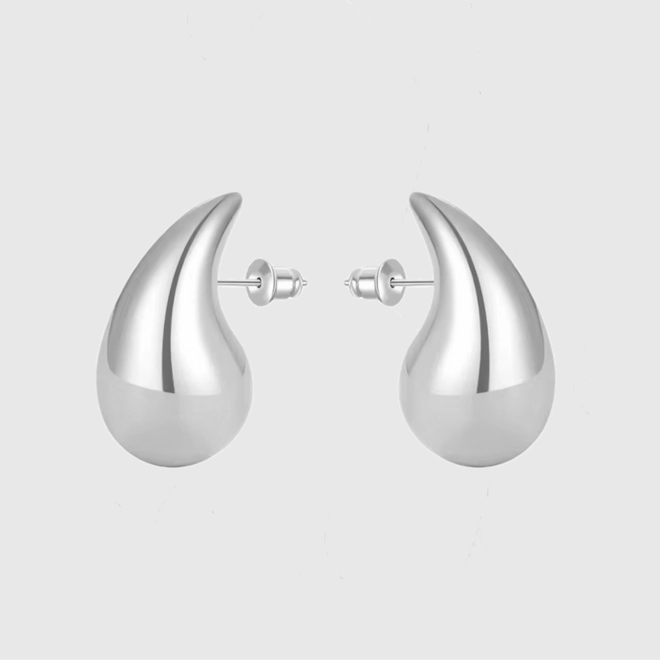 СЕРЕЖКИ DROPS SILVER