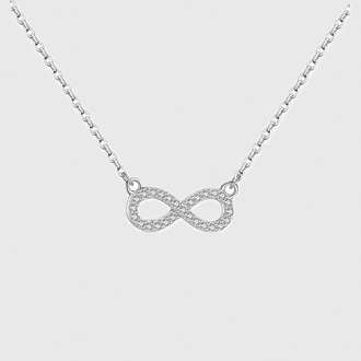 ПІДВІСКА INFINITY DIAMOMD SILVER
