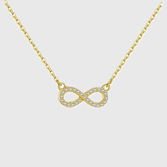 ПІДВІСКА INFINITY DIAMOMD GOLD