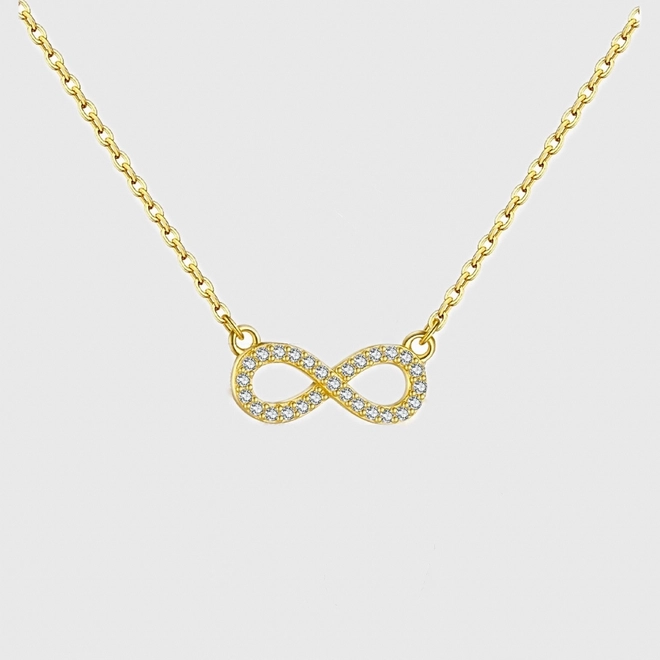 ПІДВІСКА INFINITY DIAMOND GOLD