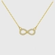 ПІДВІСКА INFINITY DIAMOND GOLD