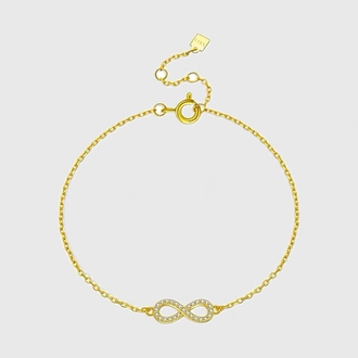 БРАСЛЕТ INFINITY DIAMOND GOLD
