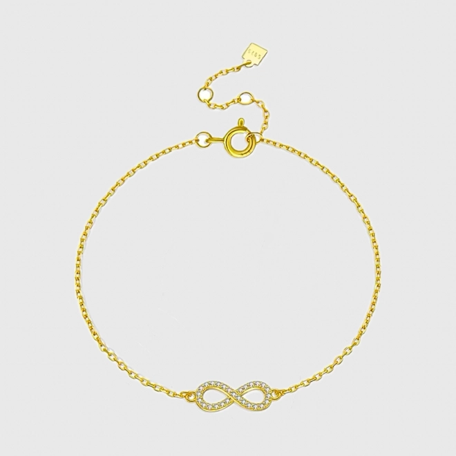 БРАСЛЕТ INFINITY DIAMOND GOLD