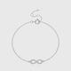 БРАСЛЕТ INFINITY DIAMOND SLVER