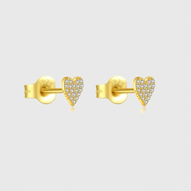 СЕРЕЖКИ AMANTE DIAMOND GOLD