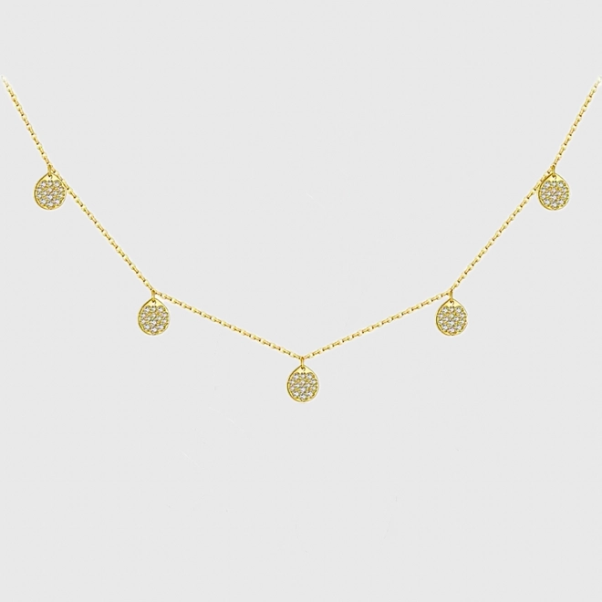 ЛАНЦЮЖОК COINS DIAMOND GOLD