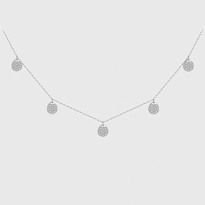 ЛАНЦЮЖОК COINS DIAMOND SILVER