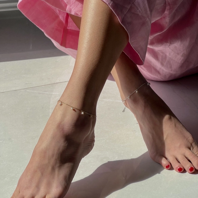 АНКЛЕТ PERLA SILVER