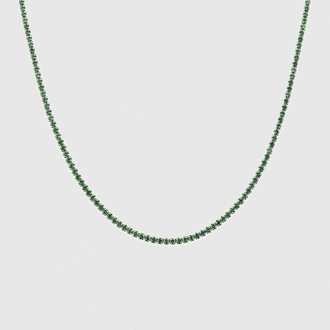 ЧОКЕР CANDY GREEN SILVER