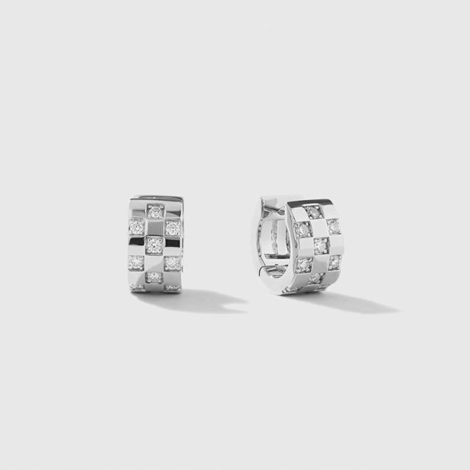 СЕРЕЖКИ CHESS SILVER