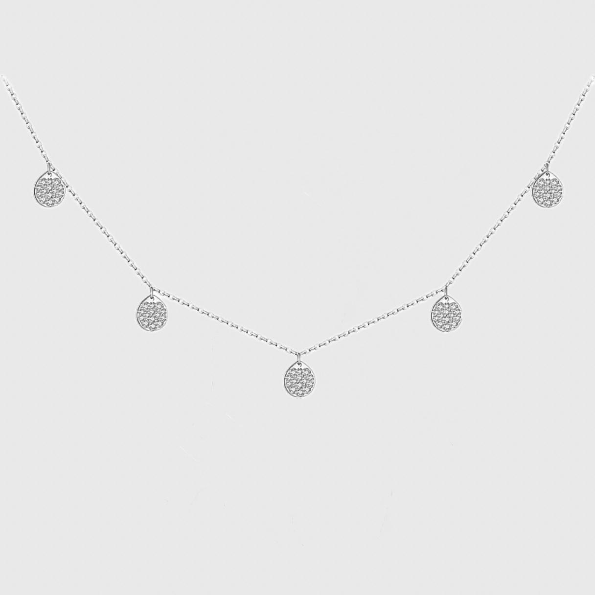 ЛАНЦЮЖОК COINS DIAMOND SILVER