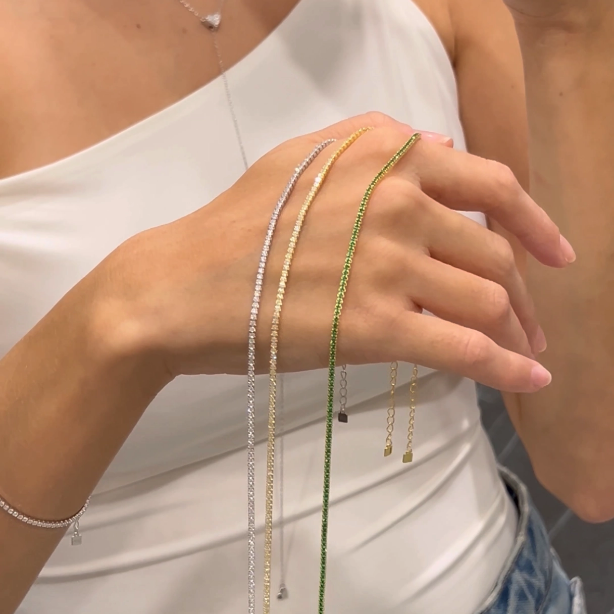 ЧОКЕР CANDY GREEN GOLD